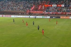 现场广播宣布，中国男足U16vs韩国U16现场观众为6781人